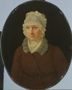 Portrett av en gammel kvinne, ca. 1800