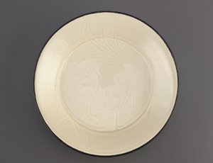 Ding ware-fat med innskåret dekor av ender, Hebei-provinsen, 11.-tidlig 1100-tall (keramikk)