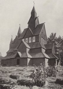 Hitterdal tømmerkirke av Norwegian Photographer