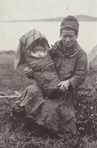 Lappe mor og baby av Norwegian Photographer