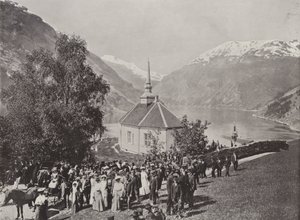 Merok, Geiranger (s/h foto) av Norwegian Photographer