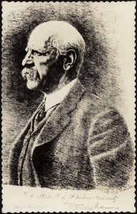 Fridtjof Nansen (1861-1930), norsk oppdagelsesreisende, diplomat og humanitær av Norwegian School