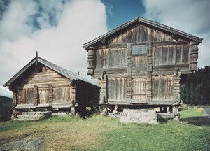 Bondehus, bygget ca.1712 av Norwegian School