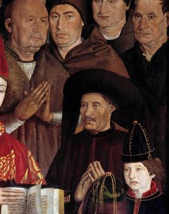 Polyptyk av Saint Vincent (Paineis de Sao Vicente de Fora). Portrett av Henri Le Navigateur (1394-1460), prins av Portugal. Detalj av et maleri av Nuno Goncalves, portugisisk maler på 1400-tallet. Nasjonalmuseet for antikk kunst, Lisboa