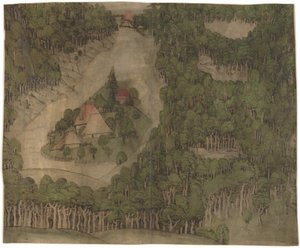 En gård i en skog av Nuremberg School
