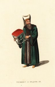 Krakkbærer til Grand Signior, Sultan fra det osmanske riket av Octavian (after) Dalvimart