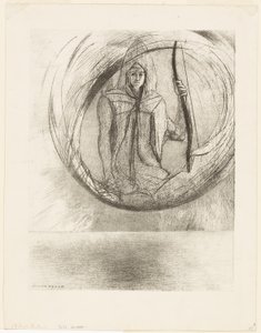 And Beyond, Astral Idol, Apotheosis, plate 2 av 6 av Odilon Redon