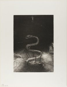 Og bundet ham i tusen år, plate 8 av 12 av Odilon Redon