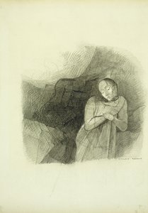 Åpenbaring, 1870-75 av Odilon Redon