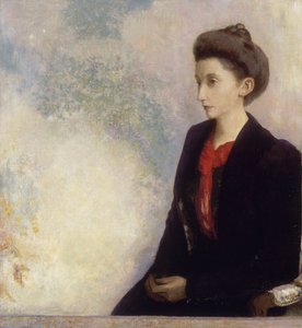 Baronesse Robert de Domecy av Odilon Redon