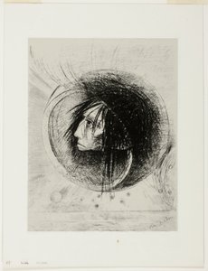 Blossoming, tallerken en fra In Dreams av Odilon Redon