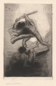 Kain og Abel av Odilon Redon