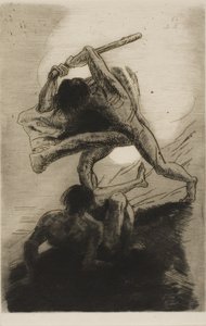 Kain og Abel av Odilon Redon