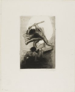 Kain og Abel av Odilon Redon