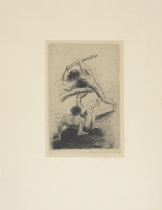 Kain og Abel av Odilon Redon
