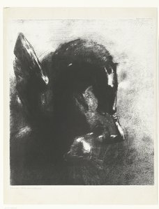 Den fangede Pegasus Pégase captif (tittel på objekt) av Odilon Redon