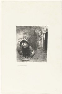 En lang pop fargen på blod ...une longue chrysalide couleur de sang... Tentation de Saint-Antoine (2) (serietittel) Temptation of Saint Anthony (serietittel) av Odilon Redon