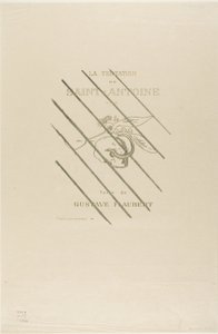Frontispice/tittelplate for Tentation de St. Antoine av Odilon Redon