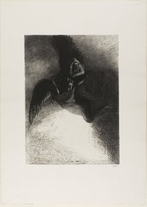 Frontispice til A Gustave Flaubert (Til Gustave Flaubert) av Odilon Redon