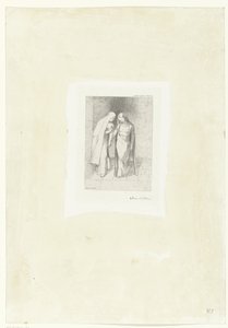 Mystisk samtale Entretien mystique (tittel på objekt) av Odilon Redon
