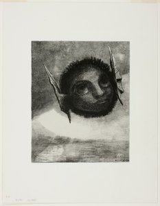 Gnome, tallerken seks fra In Dreams av Odilon Redon