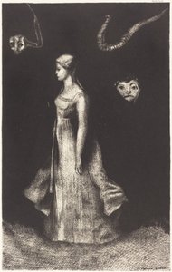 Besettelse (Tvangstanke) av Odilon Redon