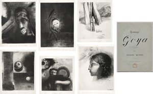 Hyllest til Goya av Odilon Redon