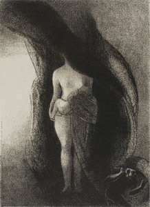 Jeg er fortsatt den store Isis! Ingen har noen gang løftet sløret mitt!, plate 16 av 24 av Odilon Redon