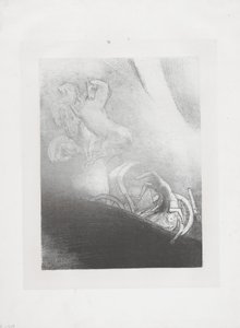 Han faller i avgrunnen... av Odilon Redon