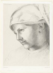 Ung jente Ung jente (tittel på objekt) av Odilon Redon