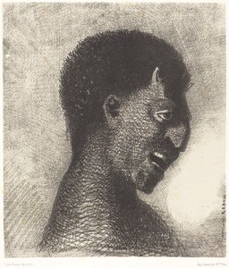 Satyren med det kyniske smilet av Odilon Redon