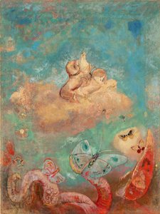 Apollos vogn. Maleri av Odilon Redon (1840-1916), olje på lerret, rundt 1912. Fransk kunst, 1900-tallet, symbolikk, nabis. Museum of Modern Art, New York (USA). av Odilon Redon