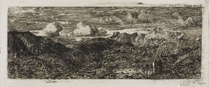 Fjelllandskap av Odilon Redon