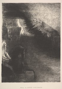 Pilegrim fra en undermånesverden, 1891. av Odilon Redon