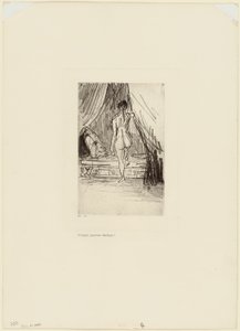 Pleasure, Elastic Phantom!, plate 5 av 9 av Odilon Redon