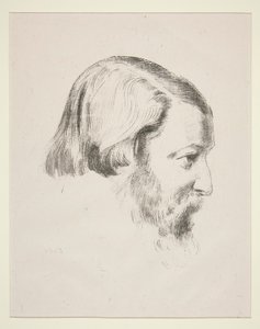 Portrett av Paul S?rusier av Odilon Redon