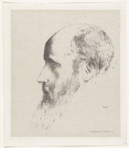 Portrett av Edouard Vuillard av Odilon Redon