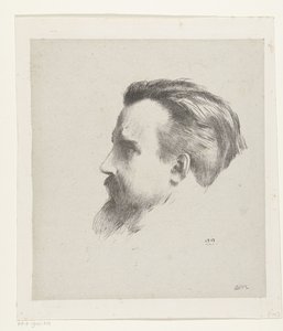 Portrett av Maurice Denis av Odilon Redon