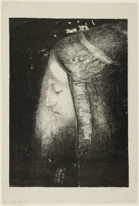 Profil av lys av Odilon Redon