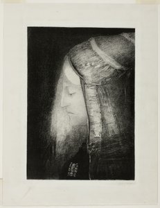 Profil av lys av Odilon Redon
