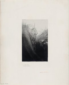 Saint Anthony: "Hjelp meg, o min Gud!", plate 2 av 24 av Odilon Redon