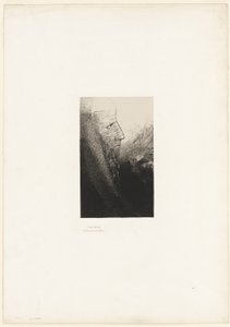 St. Anthony: "Hjelp meg, o min Gud!", plate 2 av 24 av Odilon Redon