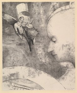 Den himmelske kunst, 1894. av Odilon Redon