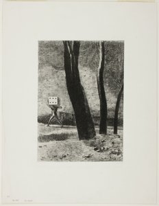 The Gambler, plate fem fra In Dreams av Odilon Redon