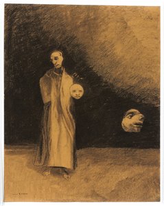 Marerittet, 1881 av Odilon Redon