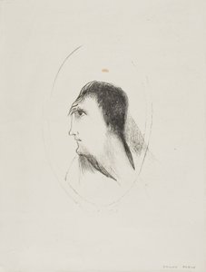 Bredden og flatheten til [den] frontale [benet], plate 6 av 6 av Odilon Redon
