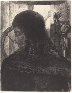 Vieux Chevalier (gammel ridder) av Odilon Redon