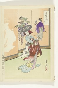 Dansende vrouw Vergelijkingen tussen schoonheden en bloemen (series title) Bijin hana kurabe (series title on object)   1366644   no       norwegian Successfully Translated  Original: Nymphéas avec rameaux de saule, 1916-1919. Translat: Nymphéas avec ramea av Ogata Gekko