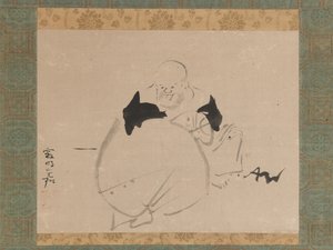 Hotei, etter 1704. av Ogata Korin