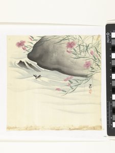 Blomster ved vannkanten av Ohara Koson